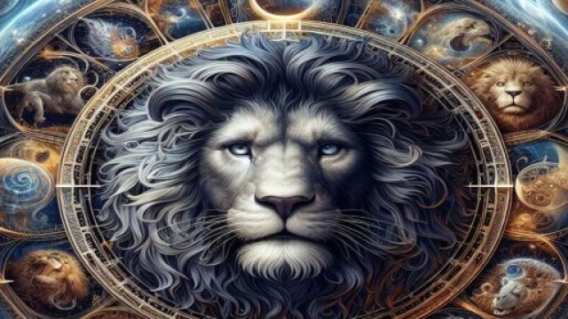 Segno del Leone generato con &copy; AI Copilot