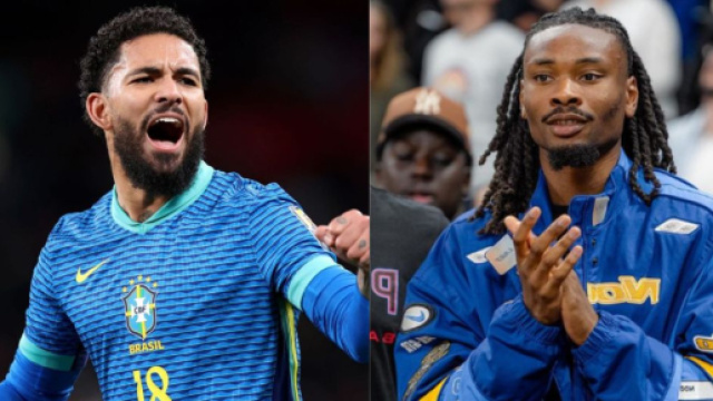 Douglas Luiz, foto &copy; Aston Villa e Khephren Thuram, foto &copy; Nizza