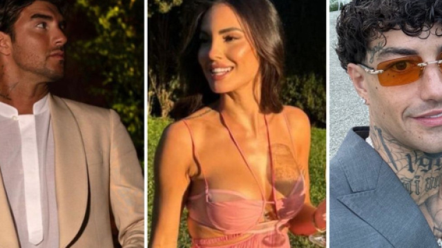 Andrea Damante, Giulia De Lellis, Tony Effe (&copy; Profilo Instagram Ignazio Moser e Cecilia Rodriguez).