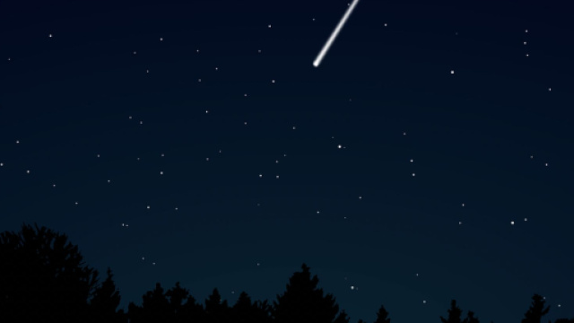 Stella cadente nel cielo - &copy; Pixabay.