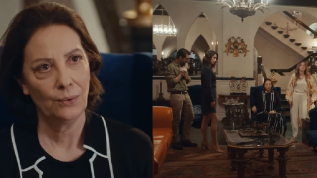 La scena in cui Zafer svela a Deva di essere la figlia di Mustafa - screenshot &copy; La rosa della vendetta.