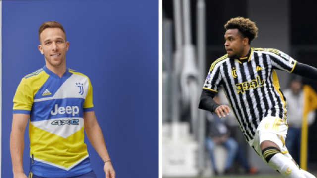 Arthur, centrocampista della Juventus. Foto &copy; Facebook/Arthur. Weston McKennie, centrocampsita della Juventus. Foto &copy; Juventus FC