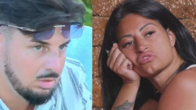 Lino e Alessia - screenshot &copy; Canale 5.