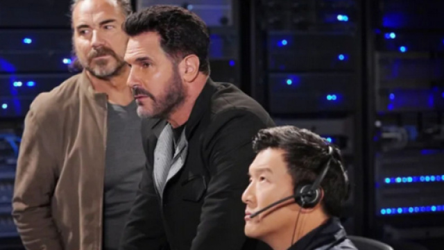 Ridge, Bill e l'Fbi di Beautiful (Screenshot &copy; Cbs).
