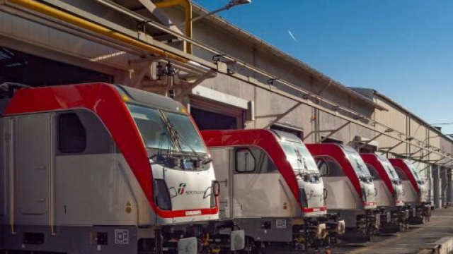 Alcuni treni di Ferrovie dello Stato &copy; Ferrovie dello Stato S.p.A.