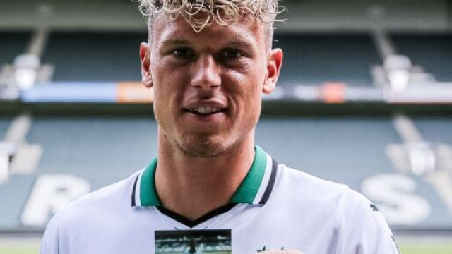 Robin Hack, attaccante del Borussia Monchengladbach. Foto &copy; Borussia Monchengladbach