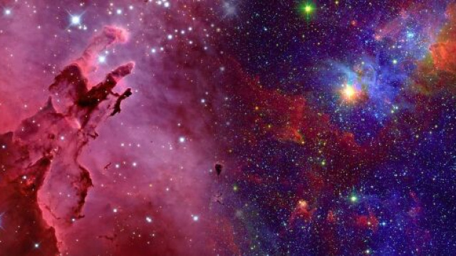 Cielo stellato colorato - &copy; Pixabay.