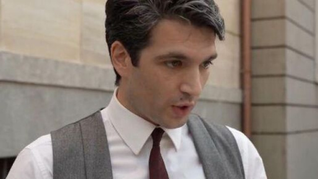 In foto Roberto Landi del Paradiso delle signore (screenshot &copy; Rai).