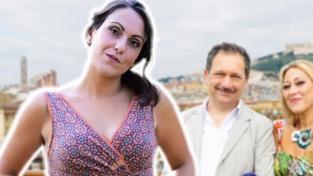 Marika (Laura Pagliara), sullo sfondo Bice Cerruti (Lara Sansone) e Segio Massaro (Francesco Procopio) &copy; Un Posto al Sole Rai