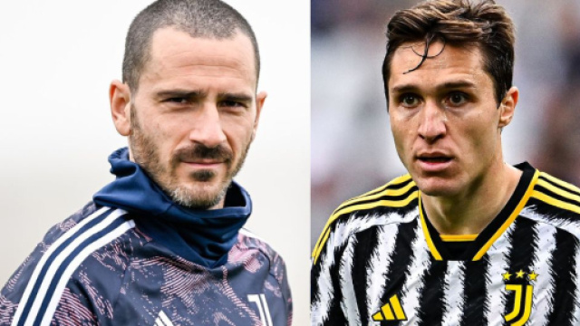 Leonardo Bonucci, ex calciatore. Foto &copy; X/Bonucci. Federico Chiesa, attaccante della Juventus. Foto &copy; Juventus