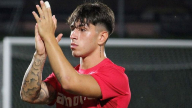 Filippo Groppelli con la maglia della Giana Erminio - &copy; AsGiana.Com