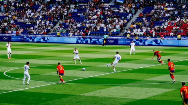 Partita di calcio alle Olimpiadi 2024 &copy; Profilo X ufficiale Paris 2024