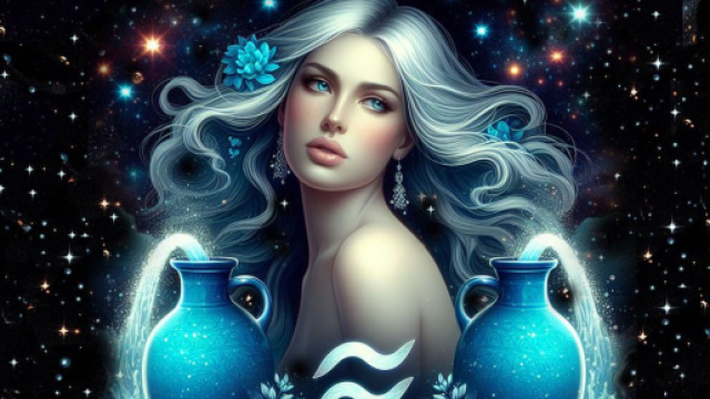 Segno zodiacale dell'Acquario - &copy; Bing IA.