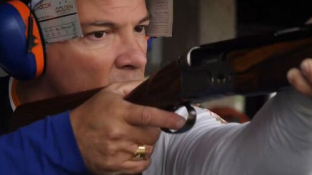 Giovanni Pellielo in gara - screenshot &copy; Shooting Post.