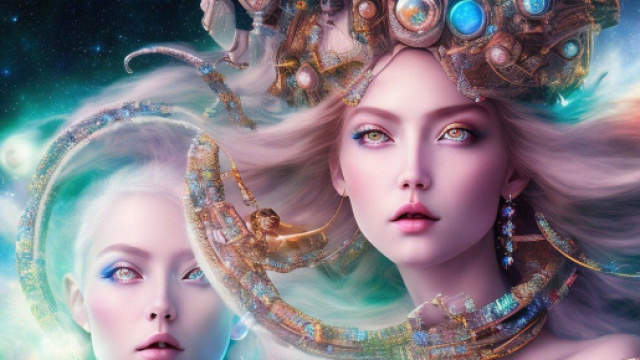 Segno zodiacale dei Gemelli - &copy; Bing IA