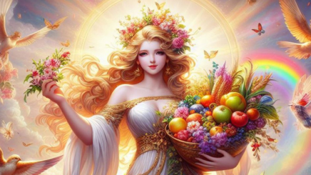 Dea della buona fortuna - &copy; Bing IA.