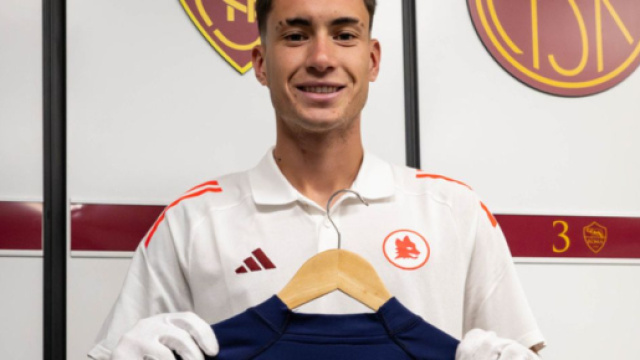Matias Soul&eacute;, attaccante della Roma. Foto &copy; AS Roma