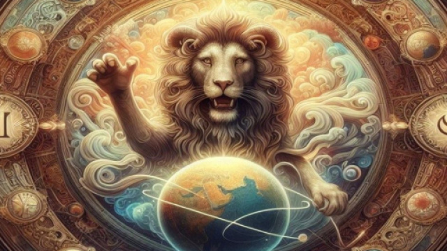 Segno del Leone generato con &copy; AI Copilot