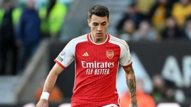 Jakub Kiwior con la maglia dell'Arsenal - Foto profilo Instagram &copy; j.kiwior.