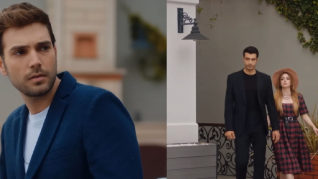 Samet Kaan Kuyucu (Armağan), Murat &Uuml;nalmış (G&uuml;lcemal), Melis Sezen (Deva) - screenshot &copy; La rosa della vendetta.