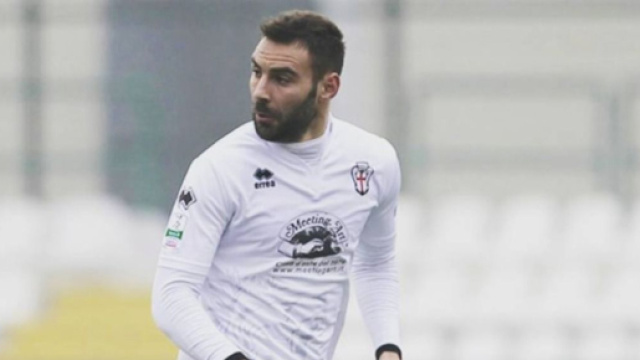 Gianmario Comi con la maglia della Pro Vercelli - &copy; Instagram