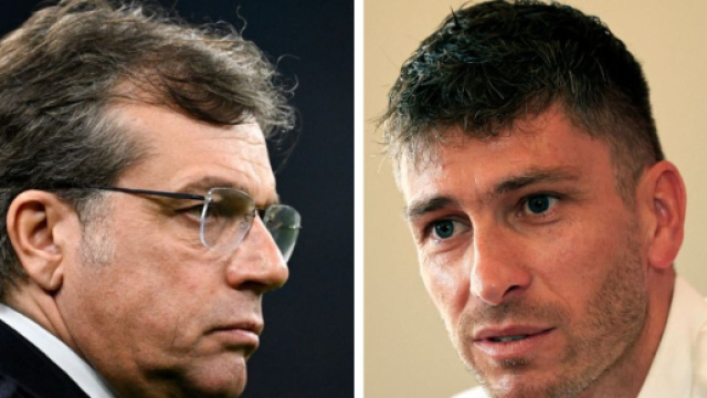 Cristiano Giuntoli &copy; Juventus FC, e Florent Ghisolfi &copy; As Roma