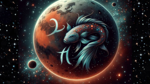 Segno zodiacale dei Pesci - &copy; Bing IA