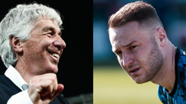 Giampiero Gasperini e Teun Koopmeiners, foto &copy; Atalanta BC
