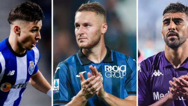 Francisco Conceicao &copy; X, Teun Koopmeiners &copy; Atalanta BC e Nico Gonzalez &copy; ACF Fiorentina.