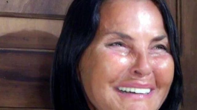 Marina Giordano di Upas in lacrime &copy; Rai