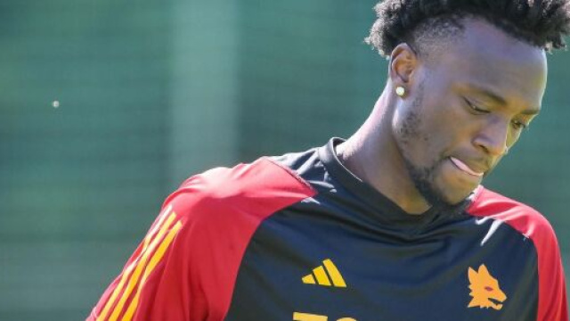 Abraham mentre si allena ( &copy; AS Roma)