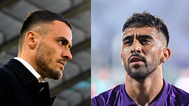 Filip Kostic, esterno della Juventus. Foto &copy; Juventus. Nico Gonzalez, esterno della Fiorentina. Foto &copy; Fiorentina