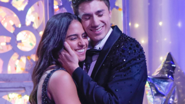Mirko Brunetti e Perla Vatiero (&copy; Grande Fratello/Mediaset).