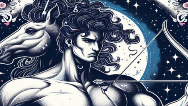 Segno del Sagittario generato con &copy; AI Copilot