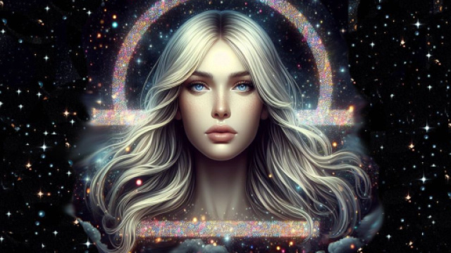 Segno zodiacale della Bilancia &copy; Bing IA