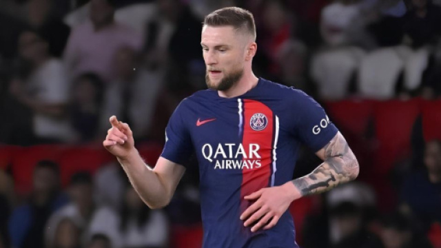 Milan Skriniar con la maglia del PSG &copy; Instagram.