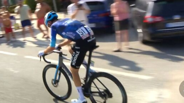 Ben O'Connor alla Vuelta Espana - Screenshot &copy; Eurosport