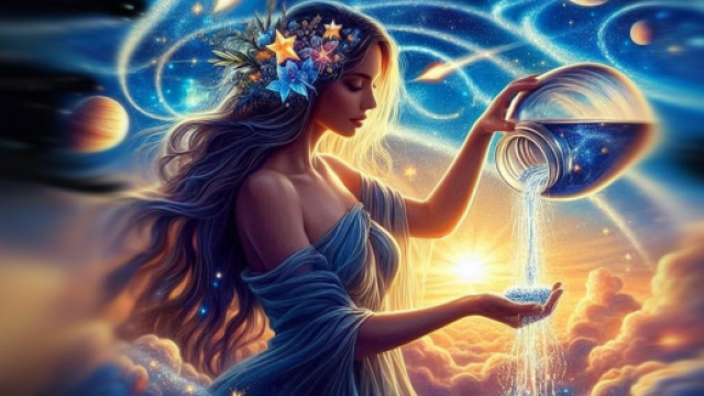 Segno zodiacale dell'Acquario - &copy; Bing IA.