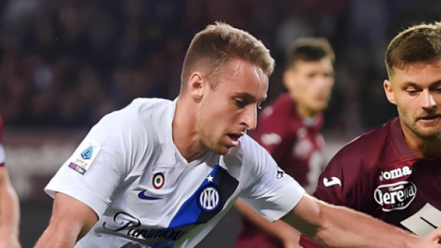 Davide Frattesi con la maglia dell'Inter &copy; Instagram