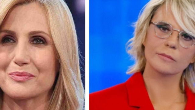 Lorella Cuccarini e Maria De Filippi - screenshot &copy; Canale 5