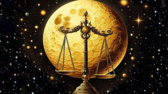 Segno zodiacale della Bilancia - &copy; Bing IA.