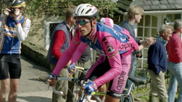 Maurizio Fondriest in maglia Lampre &copy; Wikimedia Commons