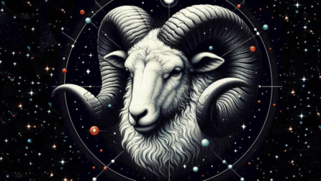 Segno zodiacale dell'Ariete - &copy; Bing IA.