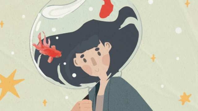 Ragazza tra le stelle &copy; Pixabay.