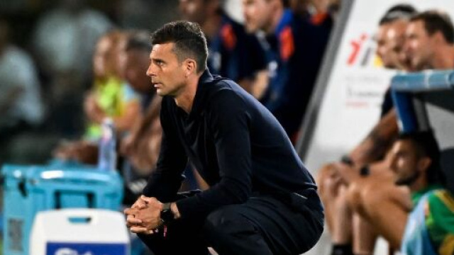 Thiago Motta, allenatore della Juventus nell'amichevole Juve-Brest stagione 204/25. Foto &copy; Juventus