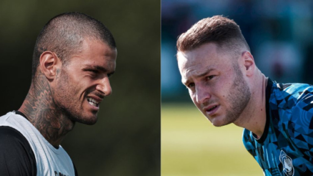 Gianluca Scamacca e Teun Koopmeiners, foto &copy; Atalanta