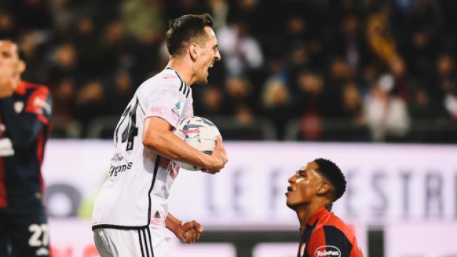 Arek Milik mentre esulta - &copy; Facebook