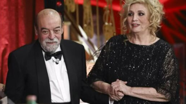 Iva Zanicchi e Fausto Pinna nel 2022 (&copy; Ballando con le Stelle/Rai)