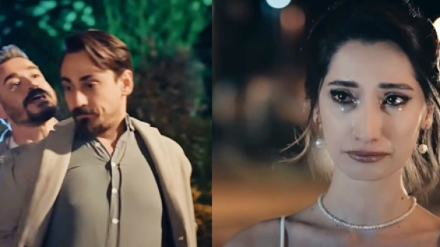 Cahit G&ouml;k (Vefa), Edip Tepeli (Mert) e Nilay Erd&ouml;nmez (G&uuml;lendam) - &copy; La rosa della vendetta.