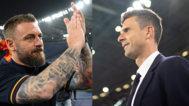 Daniele De Rossi, foto &copy; AS Roma e Thiago Motta, foto &copy; Juventus FC